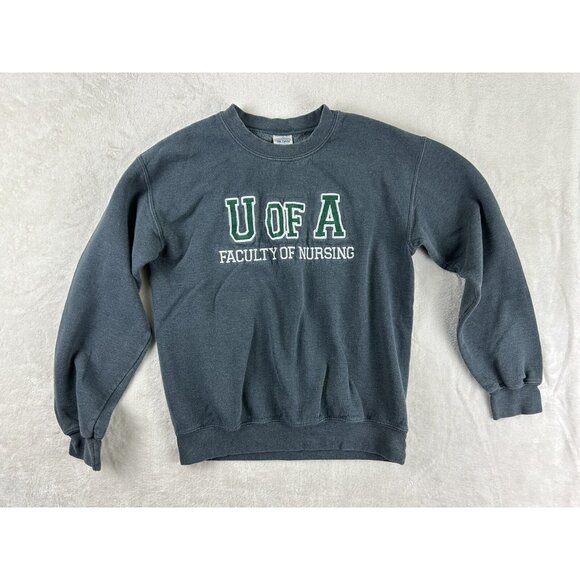 Vintage University Of Alberta Faculty Of Nursing Sweater Pullover Women Sz Small - Picture 1 of 6